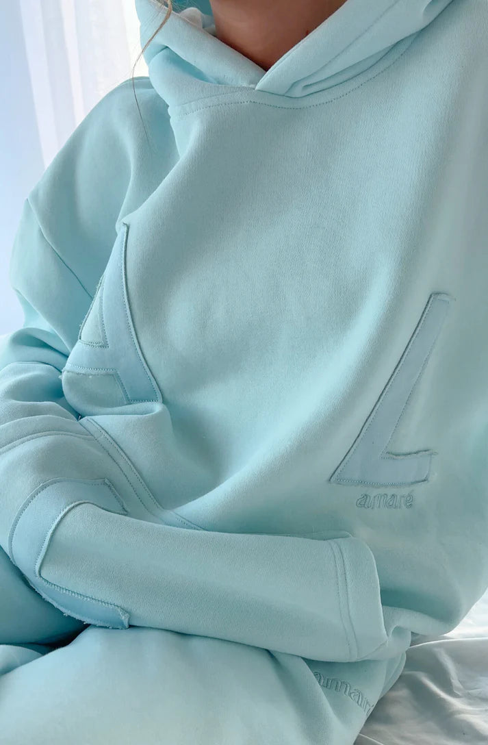 'All Love/ Love All" Hoodie (Saltwater)